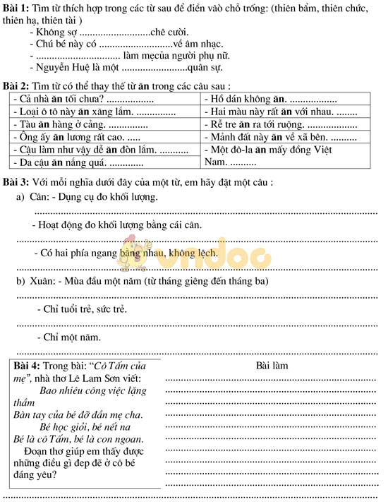 Bài tập cuối tuần bồi dưỡng HSG lớp 5