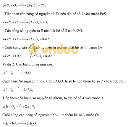 Bí quyết cân bằng nhanh các phản ứng hóa học