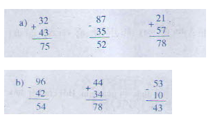 Giải bài tập trang 10, 11 SGK Toán 2