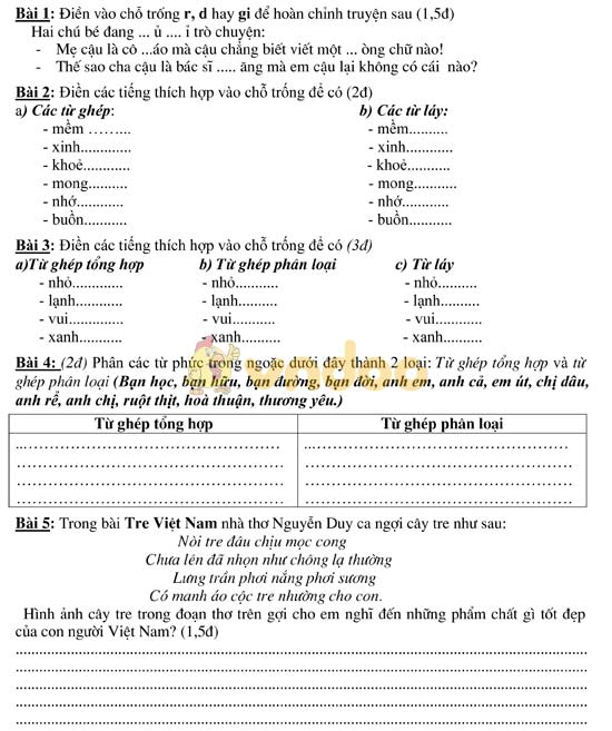 Bài tập cuối tuần bồi dưỡng HSG lớp 4