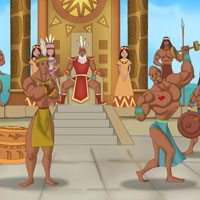 Kể lại truyện Sơn Tinh, Thuỷ Tinh bằng lời của vua Hùng