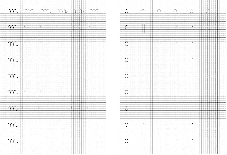 Mẫu vở tập viết cho học sinh lớp 1 - Quyển 1