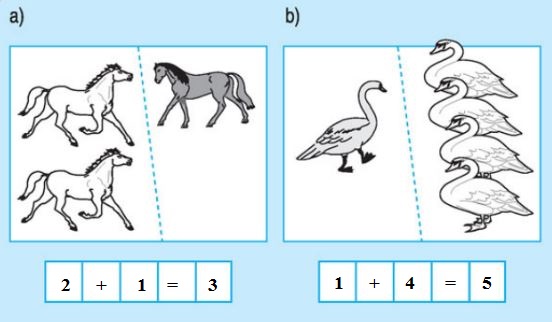Giải bài tập trang 53 SGK Toán 1