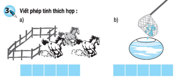 Giải bài tập trang 61 SGK Toán 1