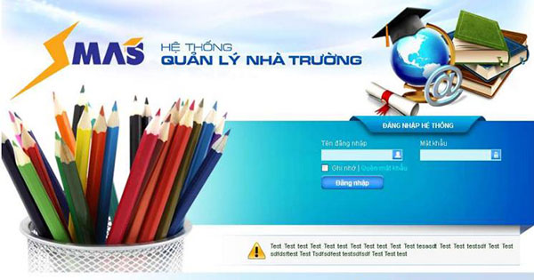 Hướng dẫn sử dụng phần mềm Quản lý nhà trường SMAS