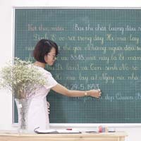 Bí quyết để viết bảng bằng phấn được đẹp