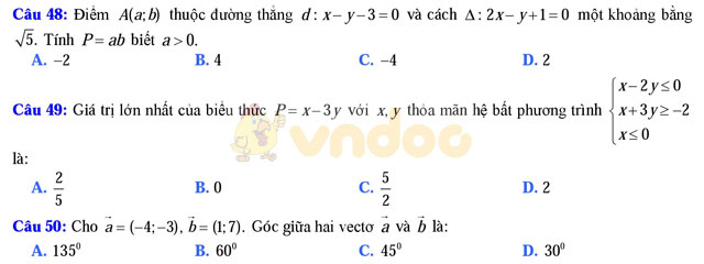 Đề thi khảo sát chất lượng đầu năm môn Toán lớp 11 trường THPT Thuận Thành 1, Bắc Ninh năm học 2017 - 2018