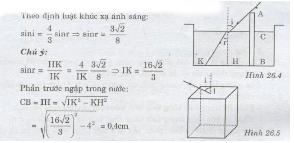 Giải bài tập Vật lý lớp 11