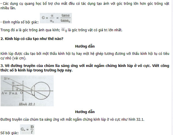 Giải bài tập trang 208 SGK Vật lý lớp 11