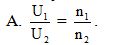 Câu hỏi trắc nghiệm môn Vật lý lớp 9