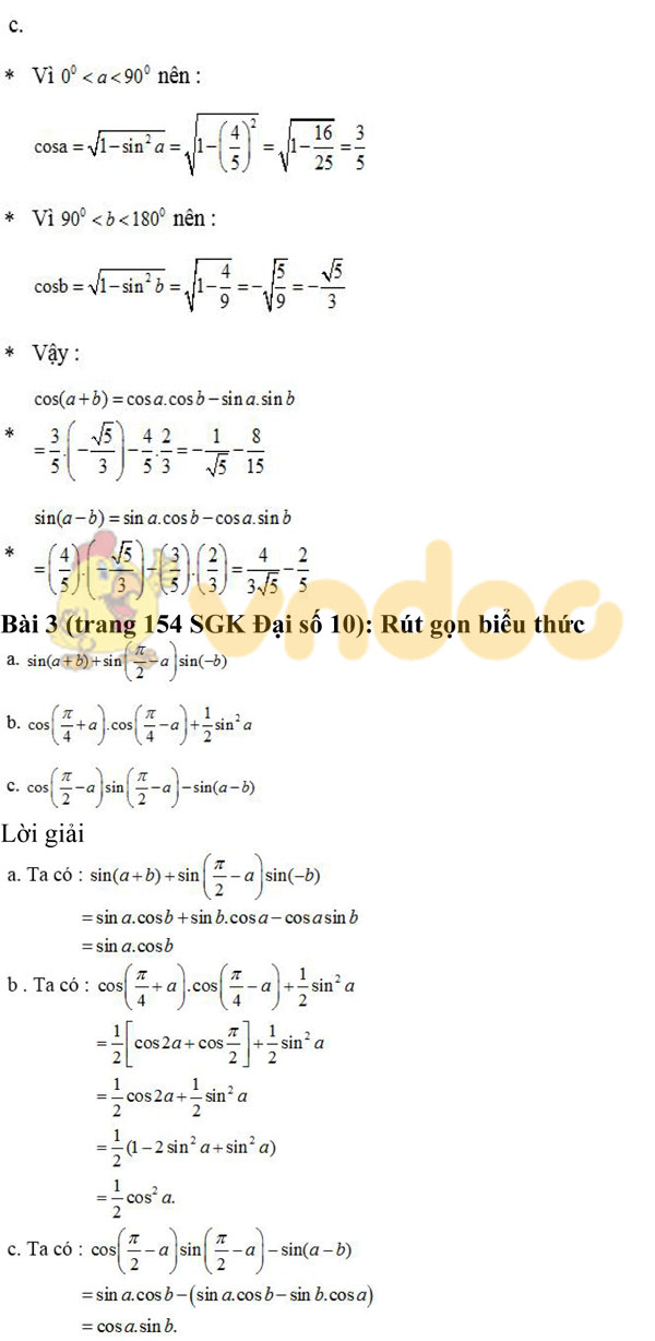 Giải chi tiết bài tập Đại số 10