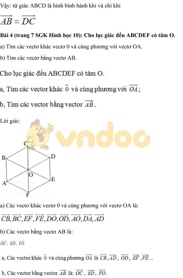 Giải chi tiết bài tập Hình học 10