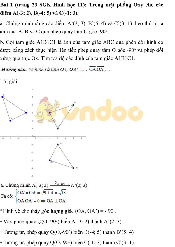 Giải bài tập Toán 11 chương 1 bài 6
