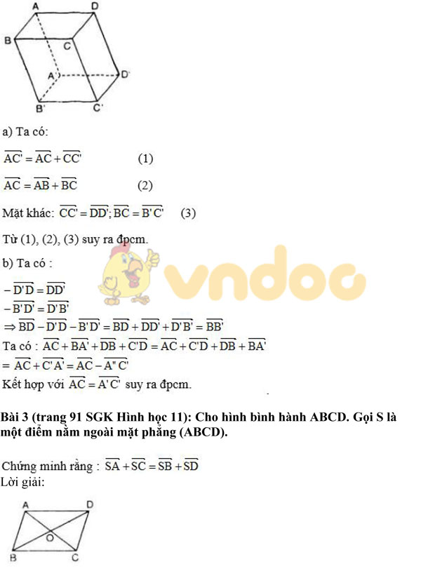 Giải bài tập Toán 11 chương 3 bài 1