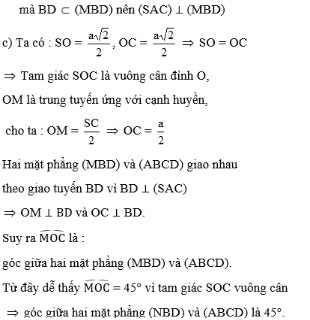 Giải bài tập Toán 11 chương 3 bài 4