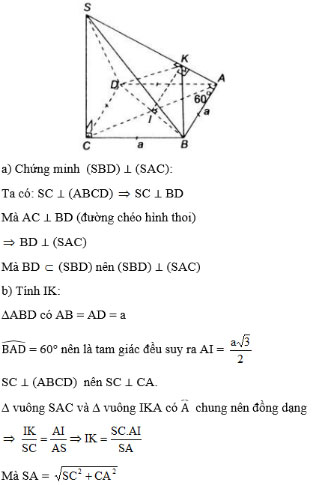 Giải bài tập Toán 11 chương 3 bài 4