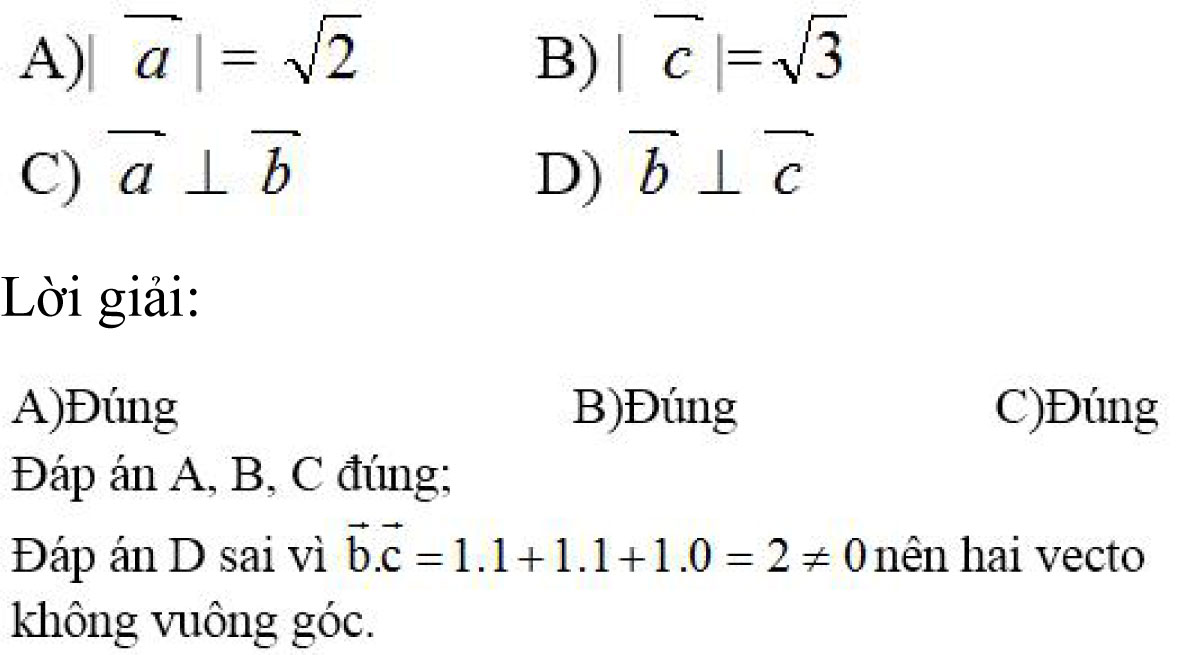 Câu hỏi trắc nghiệm Toán 12 chương 3