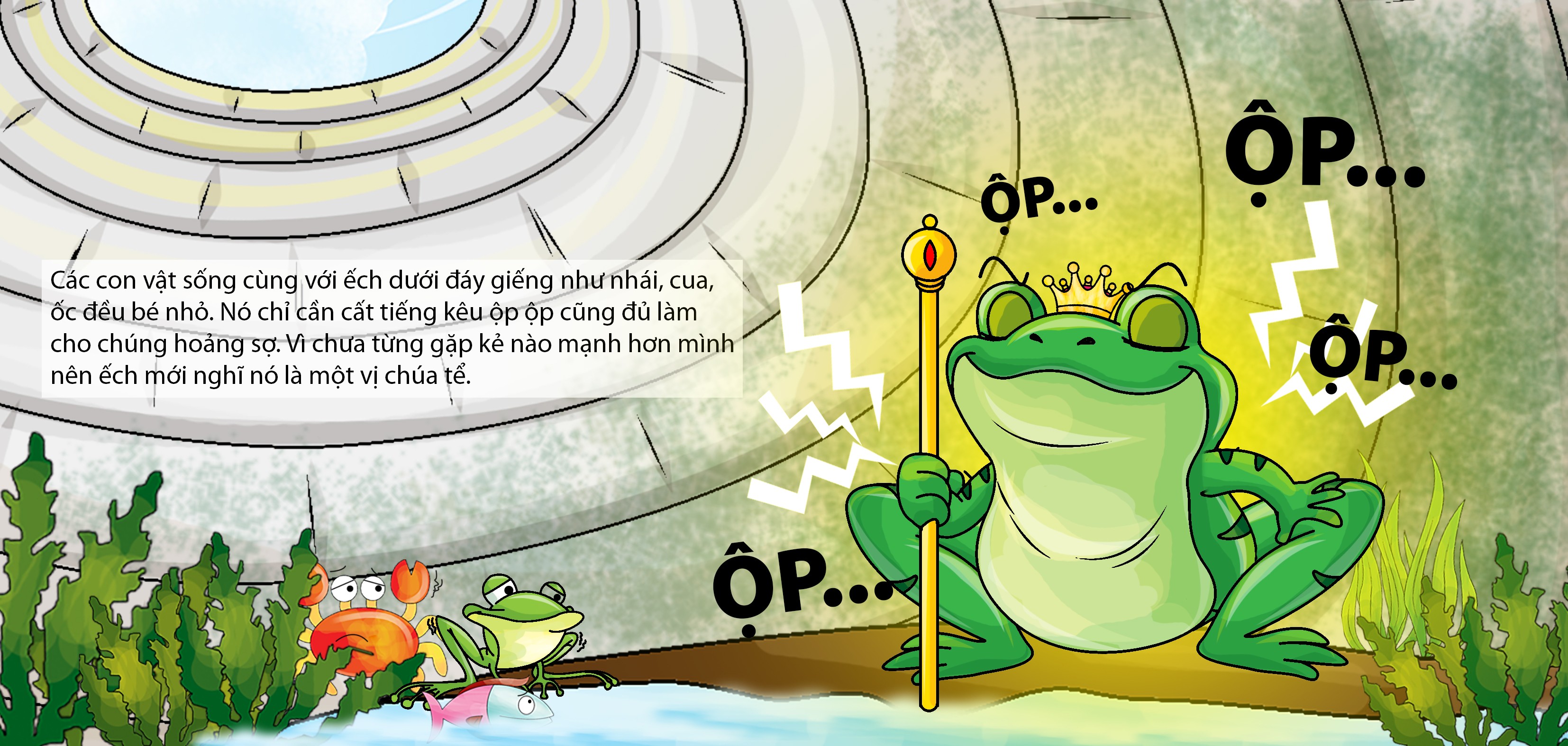 Tưởng tượng và kể lại cuộc gặp gỡ với một nhân vật ngụ ngôn