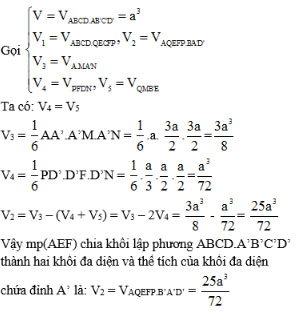 Giải bài tập ôn tập cuối năm Hình học 12