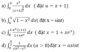 Giải bài tập Toán 12 chương 3 bài 2
