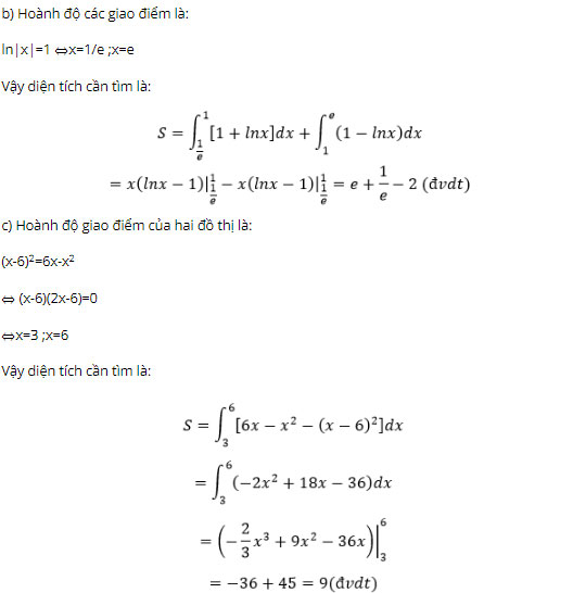 Giải bài tập Toán 12 chương 3 bài 3