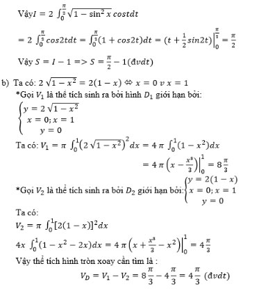 Giải bài tập Toán 12 ôn tập chương 3