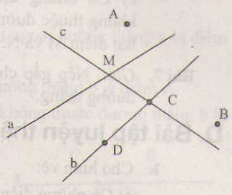 Giải bài tập SGK Toán lớp 6 chương I bài 1: Điểm. Đường thẳng