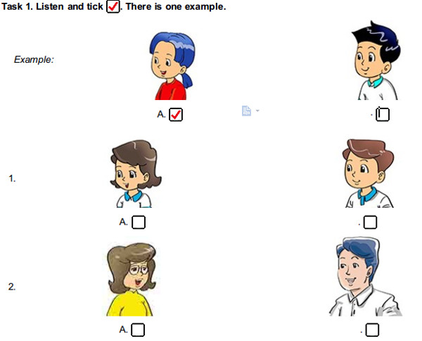 Đề kiểm tra 1 tiết tiếng Anh 3 