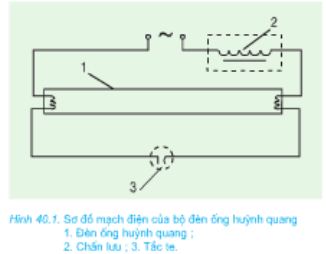 Giải bài tập SGK Công nghệ lớp 8 bài 40: Thực hành: Đèn ống huỳnh quang