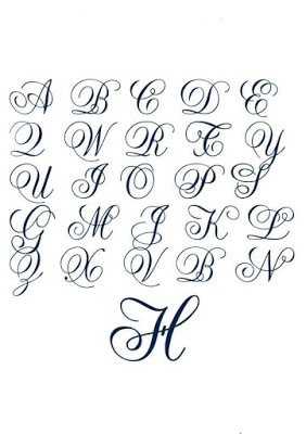 Mẫu chữ hoa viết tay