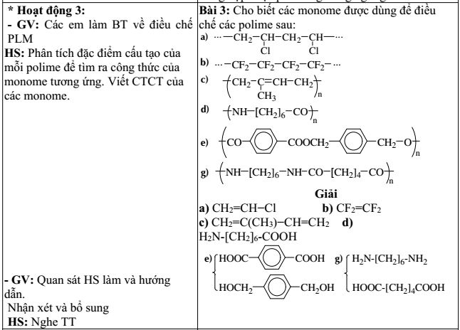 giáo án môn hóa học lớp 12
