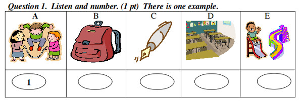 Kiểm tra học kì 1 tiếng Anh 3 