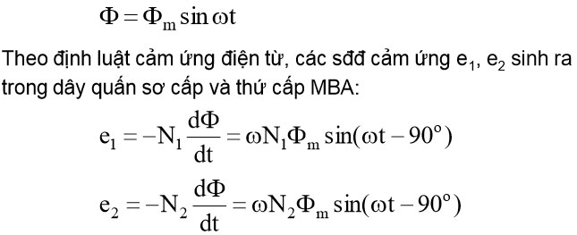 Nguyên lý và cấu tạo máy biến áp
