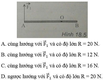 Trắc nghiệm Vật lý 10 chương 3