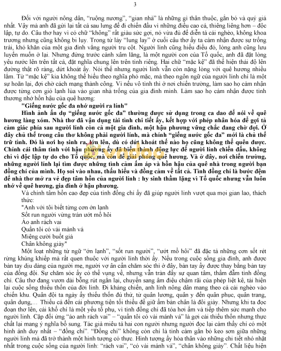 Hướng dẫn làm bài Văn nghị luận thơ ôn thi vào lớp 10