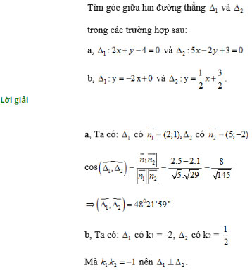 Giải bài tập Hình học 10 ôn tập chương 3