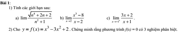 20 bộ đề thi học kì 2 môn Toán lớp 11 có đáp án