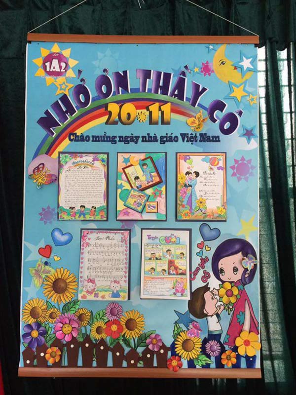 Những mẫu báo tường đẹp 