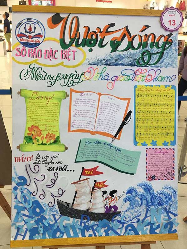 Những mẫu báo tường đẹp 