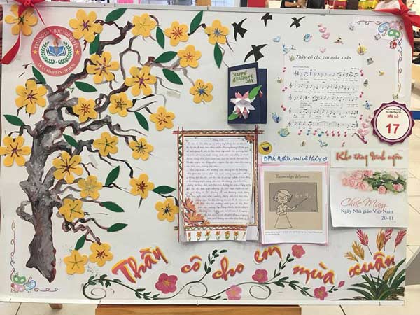 Những mẫu báo tường đẹp 