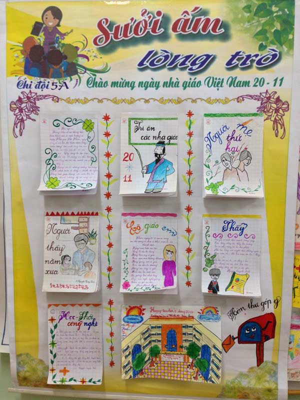 Những mẫu báo tường đẹp 