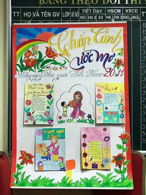 Những mẫu báo tường đẹp 