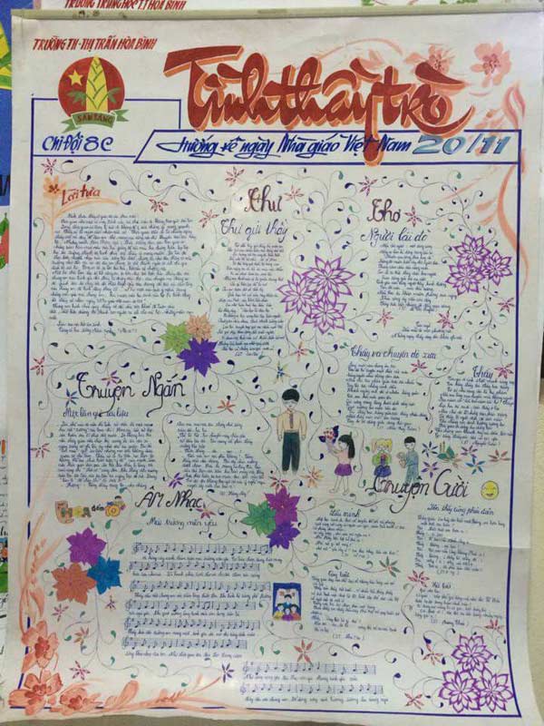 Những mẫu báo tường đẹp 