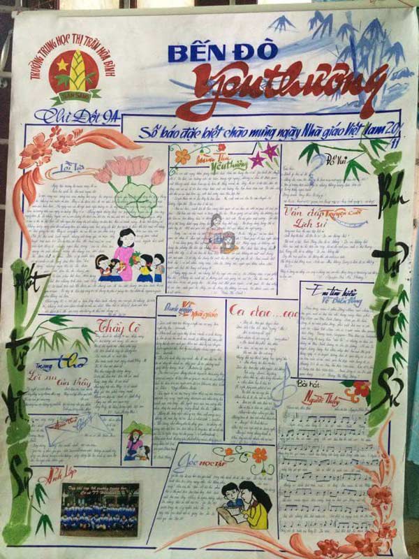 Những mẫu báo tường đẹp 