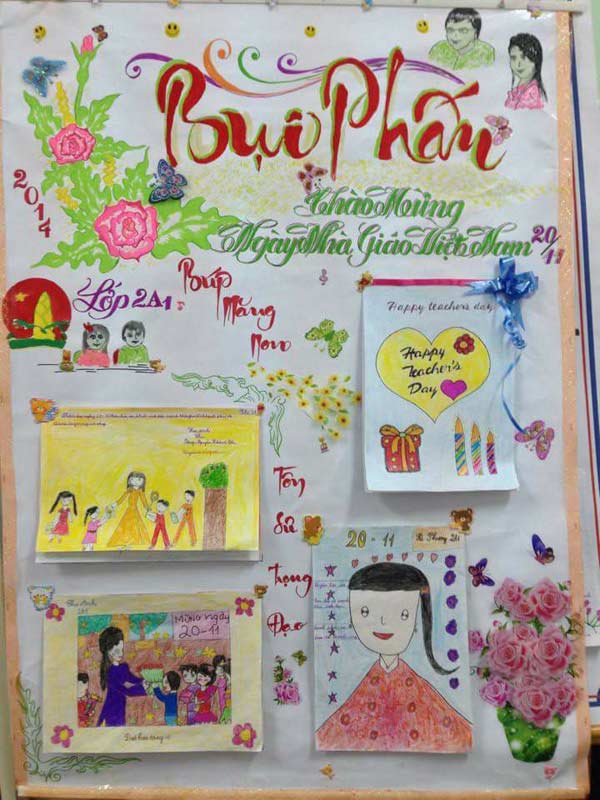 Những mẫu báo tường đẹp 