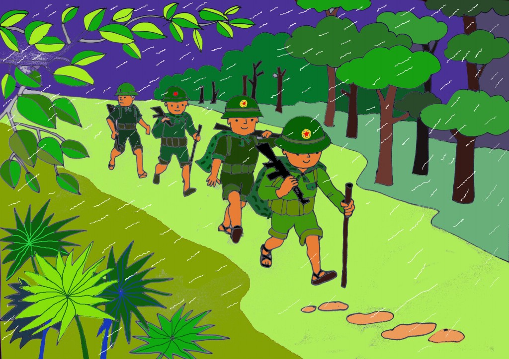 Lập dàn ý Kể về một cuộc gặp gỡ với các chú bộ đội nhân ngày thành lập Quân đội nhân dân Việt Nam