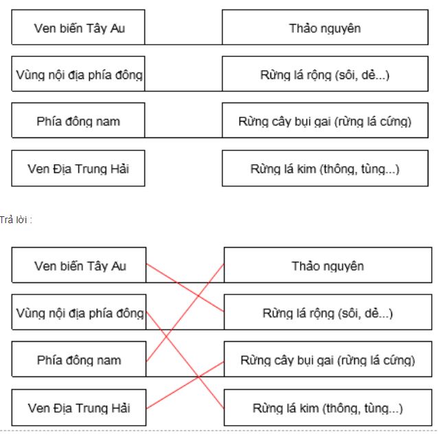 Bài tập địa lý