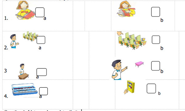 Kiểm tra học kì 1 lớp 3 môn tiếng Anh
