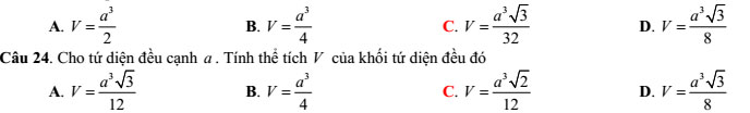 Đề kiểm tra chất lượng giữa học kỳ 1 môn Toán lớp 12 năm 2018
