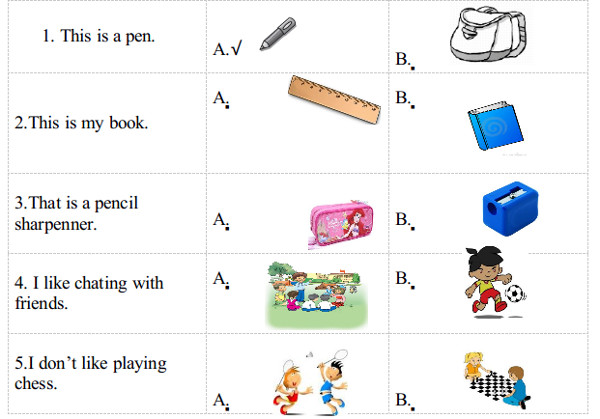Đề thi học kì 1 lớp 3 môn Anh mới 